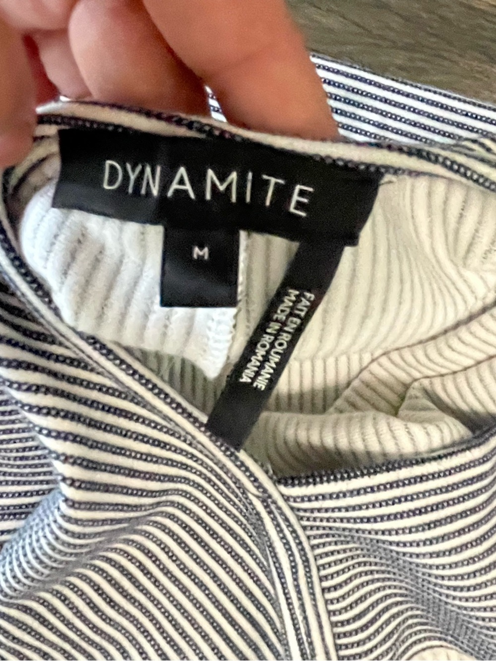 Dynamite Striped Ribbed dress - Picture 2 of 5